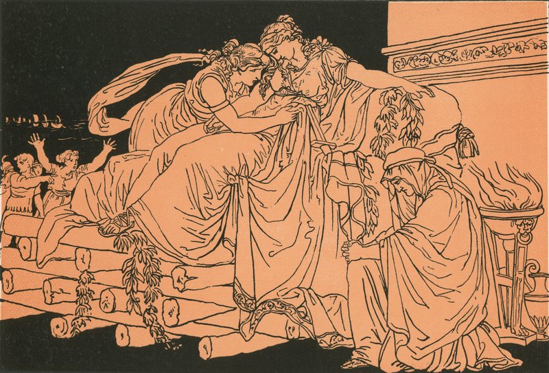 Dido在葬礼堆上 作者 Bartolomeo Pinelli