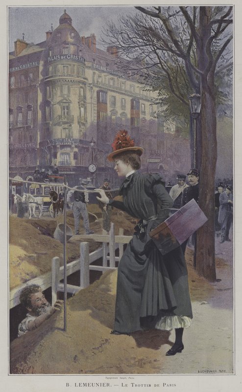 Le Trottin de Paris（Parisian Dressmakers Errand Girl） 作者 巴西勒·勒穆尼尔