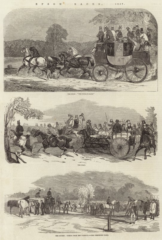 Epsom Races，1857 作者 本杰明·鲱鱼