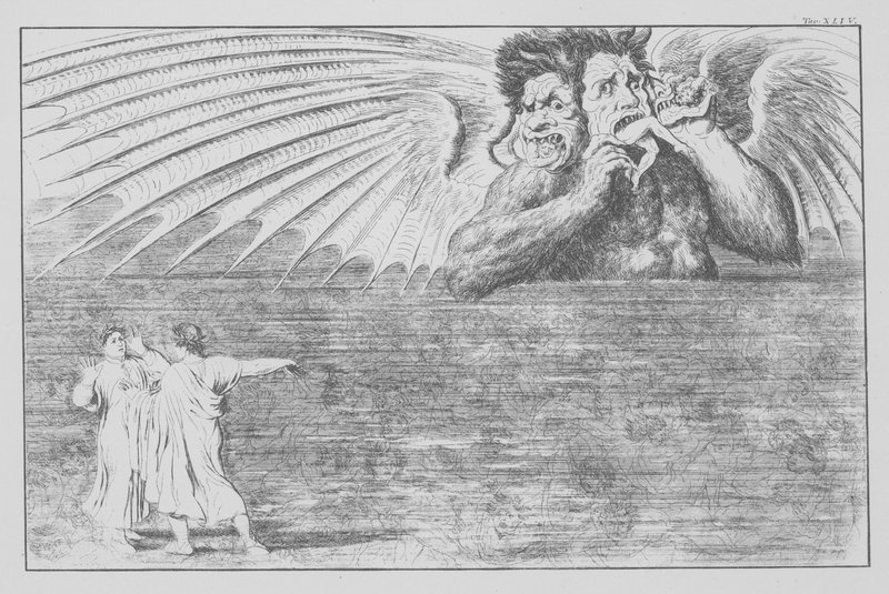 但丁的《神曲》，《地狱篇》，第四十四版（石版画 作者 伯恩哈德·舒勒