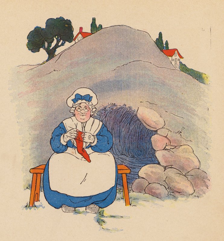 童谣山坡下的老妇人》（彩色石印版） 作者 布兰奇·费希尔·赖特