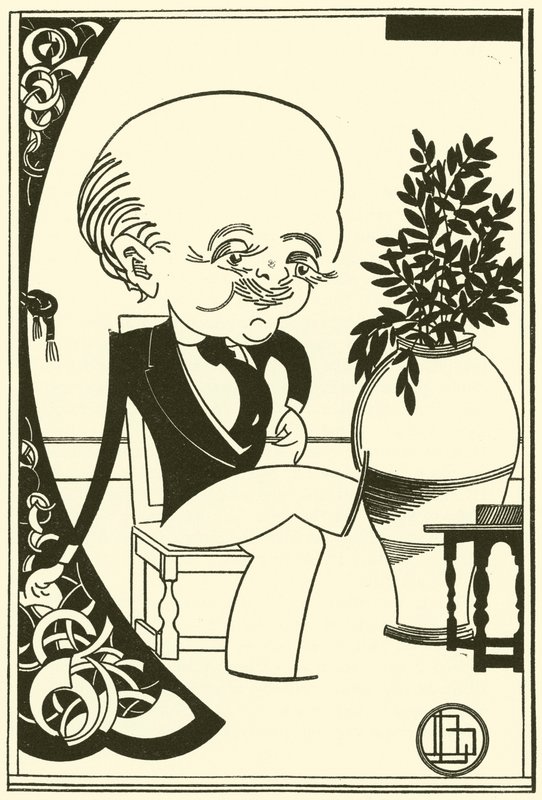 Max Beerbohm (石版画) 作者 伯恩·林奇（Bohun Lynch）