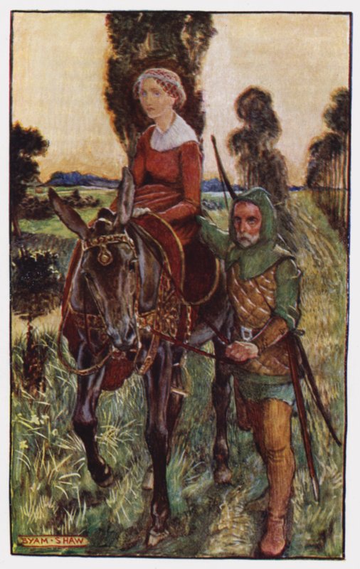 Illustration for The Cloister and The Hearth by Charles Reade (colour litho) 作者 肖姆（之后）