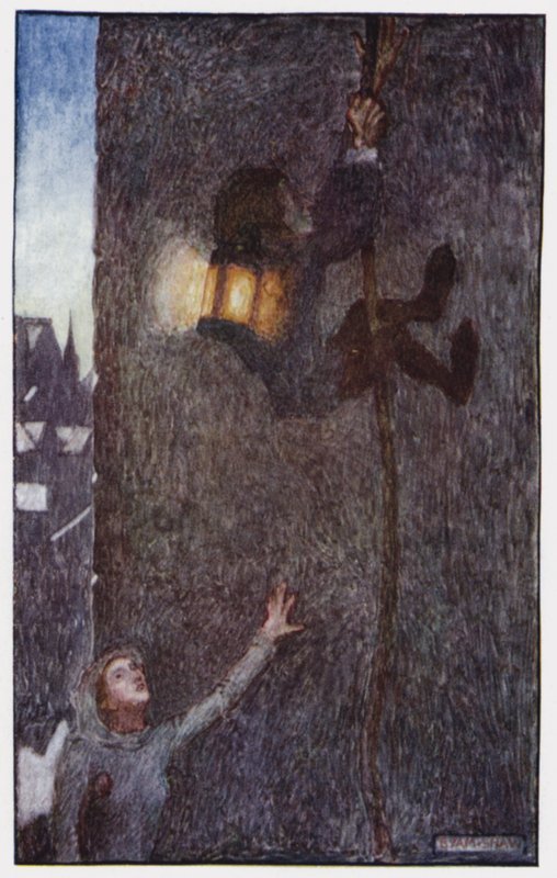 Illustration for The Cloister and The Hearth by Charles Reade (colour litho) 作者 肖姆（之后）