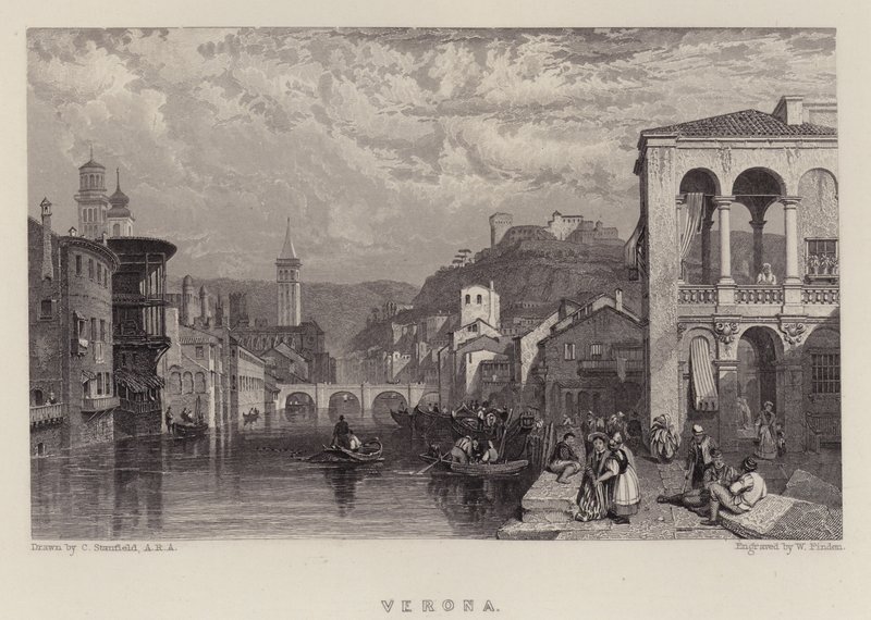 Verona (colour litho) 作者 C.（之后）斯坦菲尔德