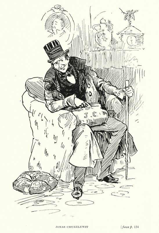 Karakter Dickens: Jonas Chuzzlewit (litho) 作者 爱德华·亨利·汉德利上尉阅读