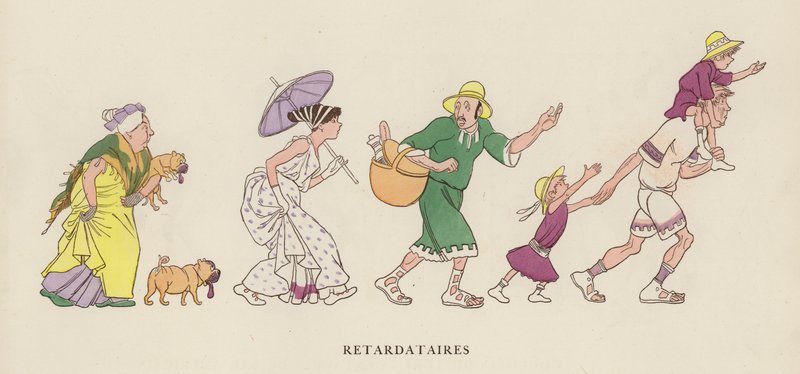 Les Courses Dans L“ Caran D的上古作品” Ache的插图 作者 卡兰·达切