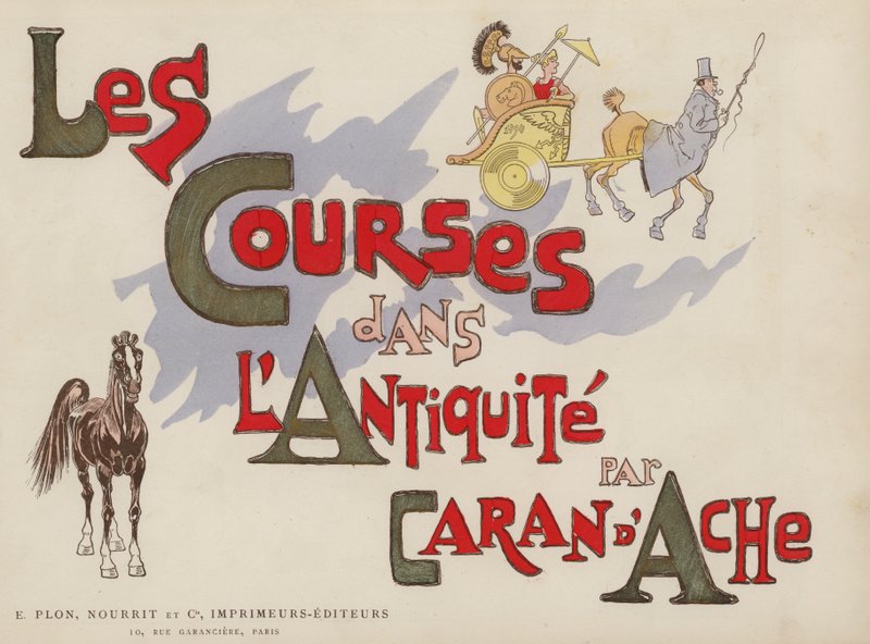 Les Courses Dans L“ Caran D的上古作品” Ache的插图 作者 卡兰·达切