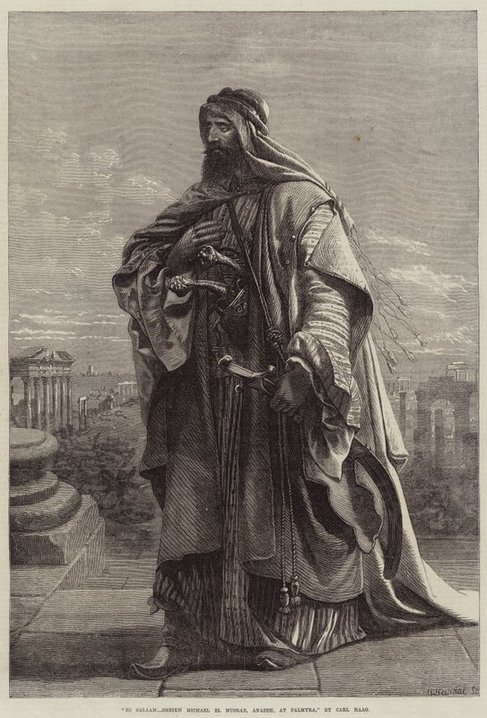 Es Salaam，Sheikh Michael El Musrab，Anazeh，在Palmyra 作者 卡尔·哈格
