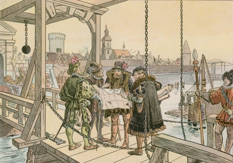 约翰乔治在1580年计划施潘道城堡 作者 卡尔空白