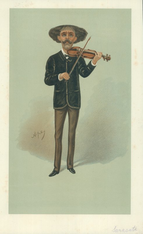 参议员Pablo Martin Meliton Sarasate，1889年5月25日，名利场漫画 作者 卡罗佩莱格里尼