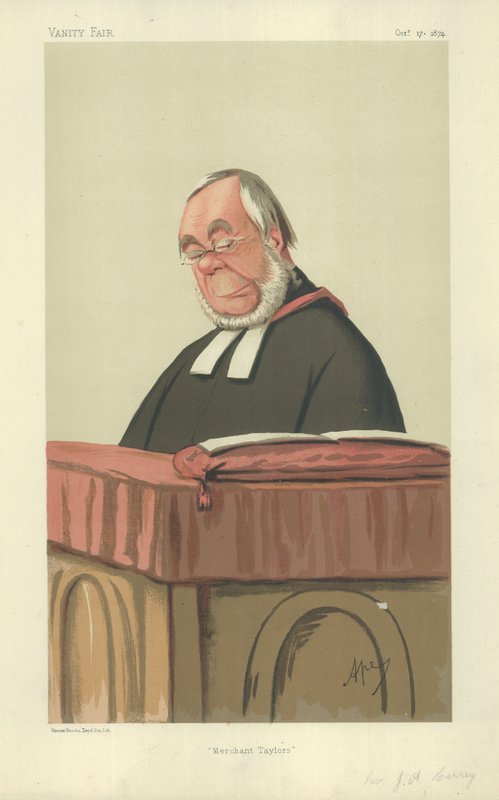牧师James Augustus Hessey 作者 卡罗佩莱格里尼