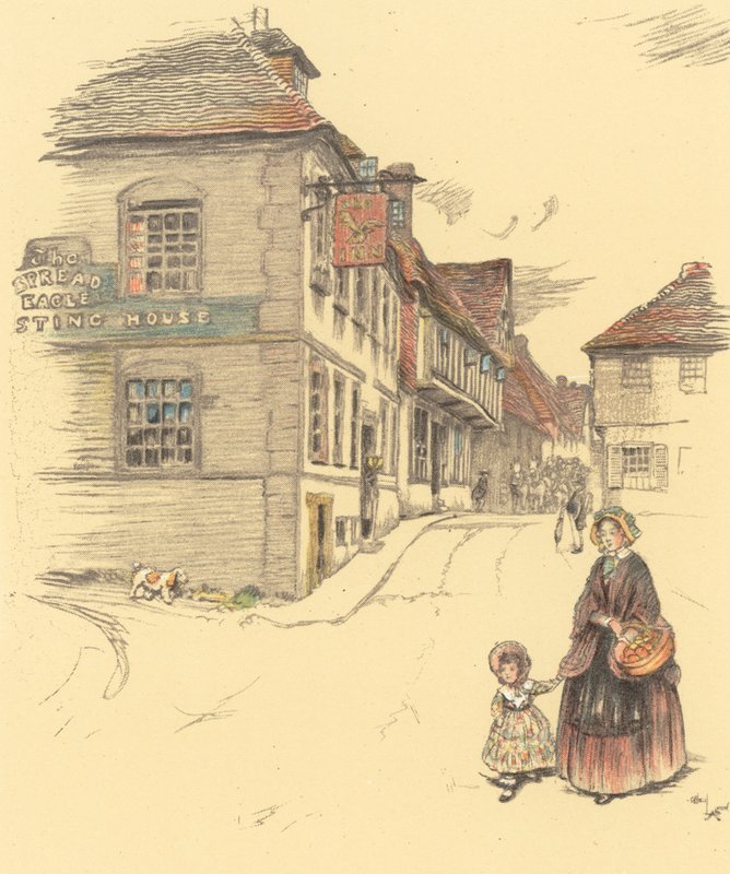 The Spread Eagle，Midhurst 作者 塞西尔·查尔斯·温莎·奥尔丁