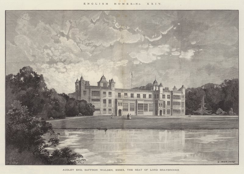Audley End，Saffron Walden，Essex，Braybrooke勋爵 作者 查尔斯·奥古斯特·洛伊