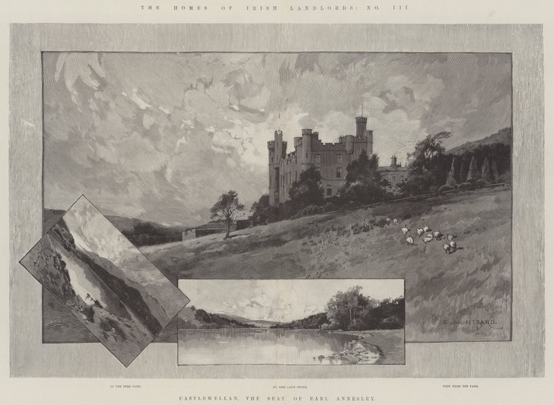 Castlewellan，伯爵Annesley的座位 作者 查尔斯·奥古斯特·洛伊