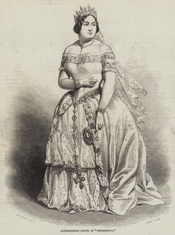 Mademoiselle Alboni饰演Cenerentola 作者 查尔斯·鲍涅特