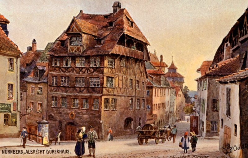 纽伦堡，Albrecht Durer的家 作者 查尔斯·埃德温·弗洛尔