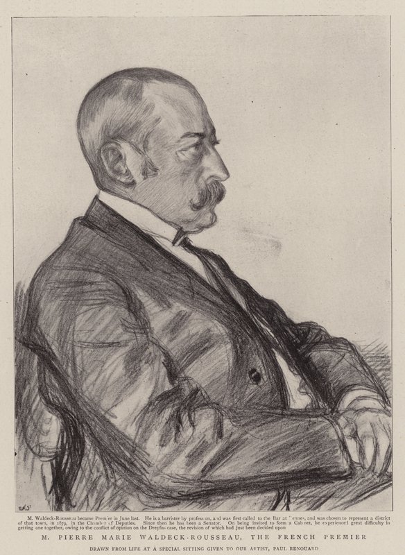 M Pierre Marie Waldeck-Rousseau，法国总理 作者 查尔斯·保罗·雷诺德