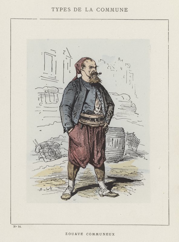 Zouave Communeux 作者 查尔斯·阿尔伯特·德·阿诺克斯·贝尔托
