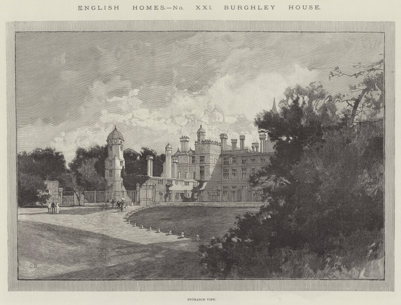 Burghley House 作者 查尔斯·奥古斯特·洛伊
