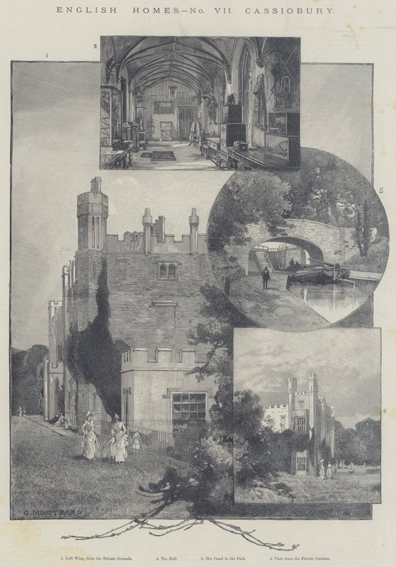 英国家园，Cassiobury 作者 查尔斯·奥古斯特·洛伊