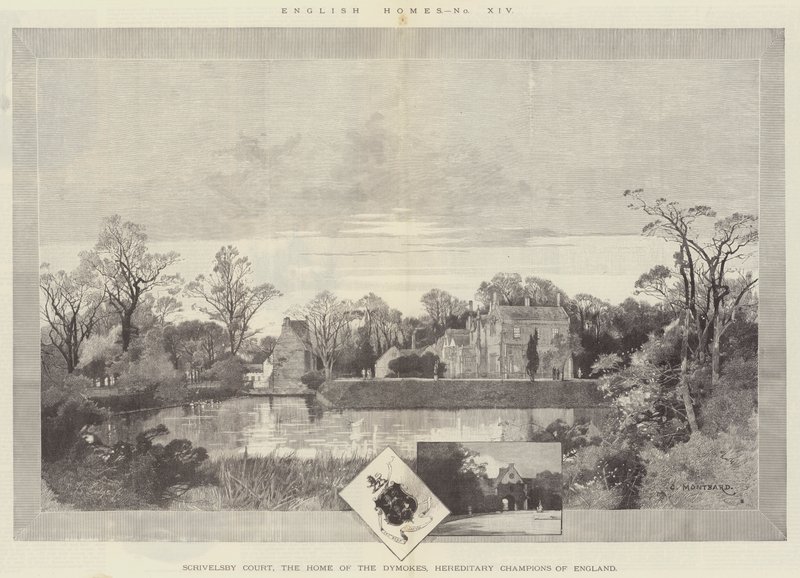 Scrivelsby Court，Dymokes的故乡，英格兰的世袭冠军 作者 查尔斯·奥古斯特·洛伊