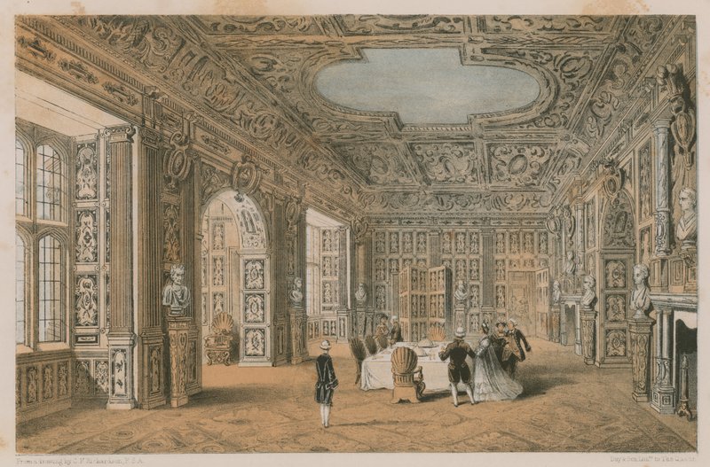 The Gilt Room，Holland House 作者 查尔斯·詹姆斯·理查森