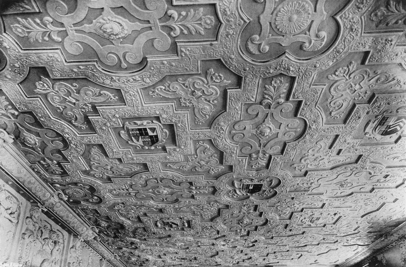 餐厅天花板（黑白照片） 作者 查尔斯·拉瑟姆（Charles Latham）