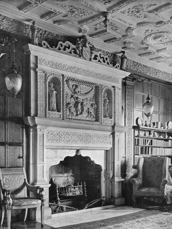 在牛津郡Hardwick House的烟囱 作者 查尔斯·拉瑟姆（Charles Latham）