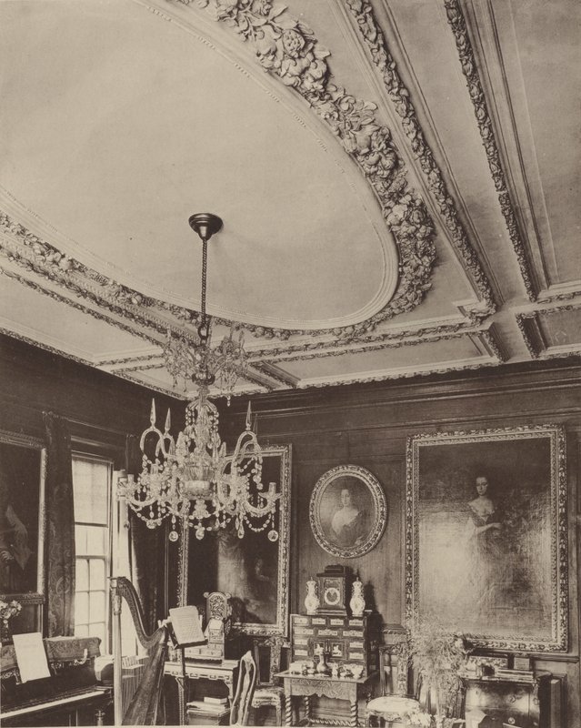 Groombridge Place，绘图室 作者 查尔斯·拉瑟姆（Charles Latham）