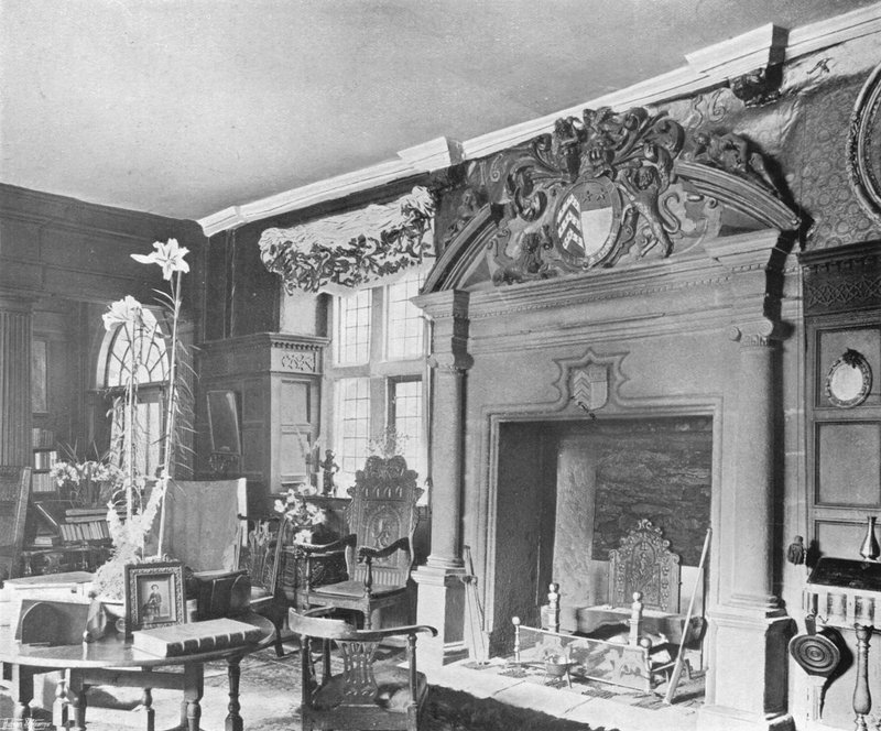 Sydenham House：大厅内部 作者 查尔斯·拉瑟姆（Charles Latham）