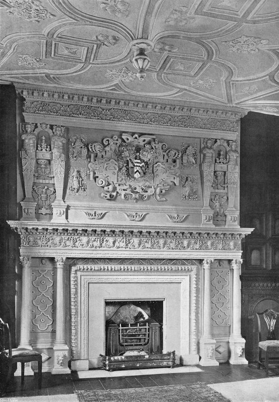 红屋：The Drawing-Room Chimney-Piece 作者 查尔斯·拉瑟姆（Charles Latham）