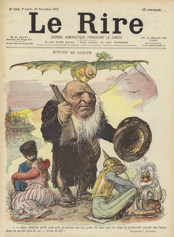 Paul Kruger，Le Rire的插图 作者 查尔斯·莱安德烈