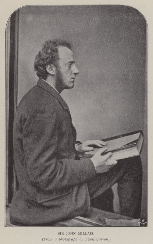 Sir John Millais (b/w photo) 作者 查尔斯·路德维奇·道奇森