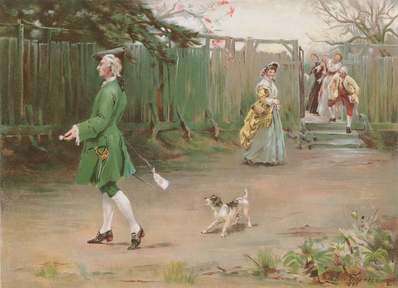 四月一日（chromolitho） 作者 Charles MacIvor或MacIver Grierson