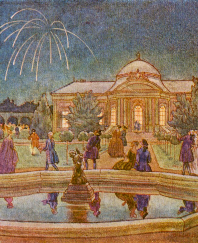 Feuerwerk /烟花（彩色印刷版） 作者 克里斯托夫 (1856-1945)