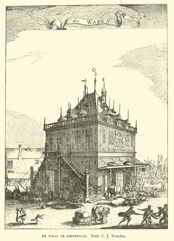 瓦格（Weighing House）或阿姆斯特丹 作者 克莱斯·詹斯·维舍
