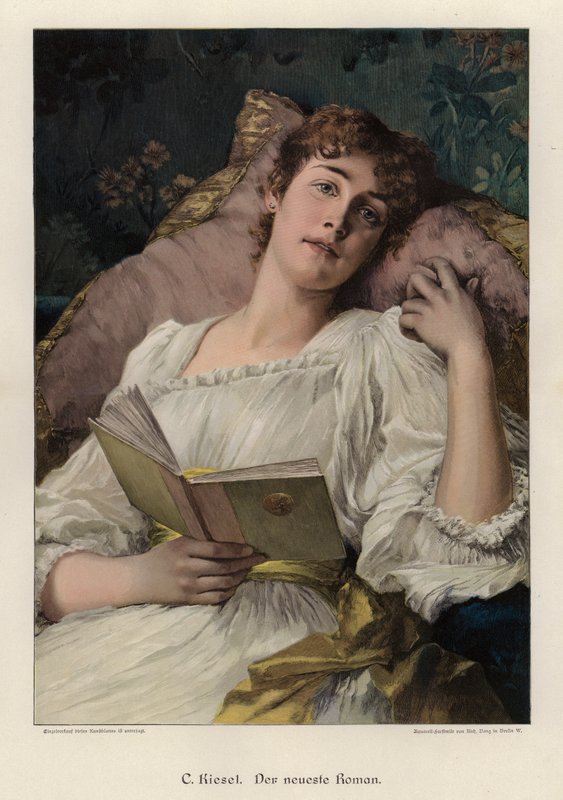 最新小说（彩色版画） 作者 康拉德·凯塞尔（Conrad Kiesel）