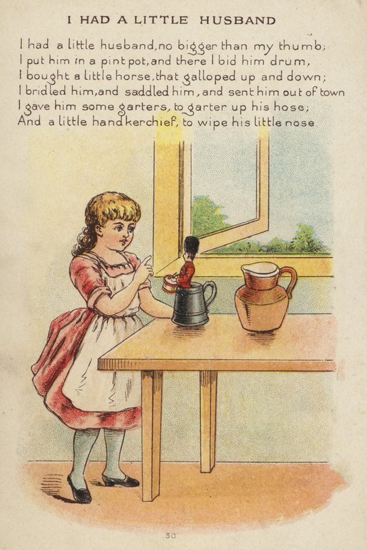 Nursery rhyme: I Had A Little Husband (chromolitho) 作者 康斯坦斯·哈斯伍德