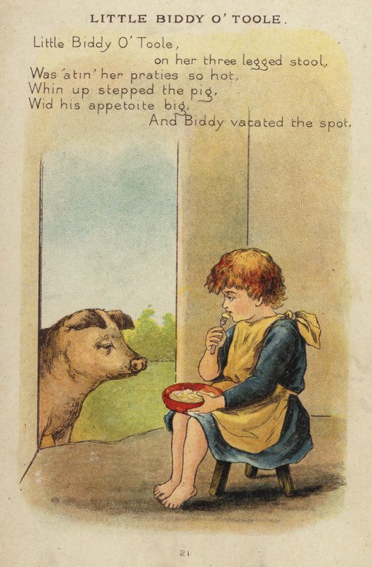 Nursery rhyme: Little Biddy O