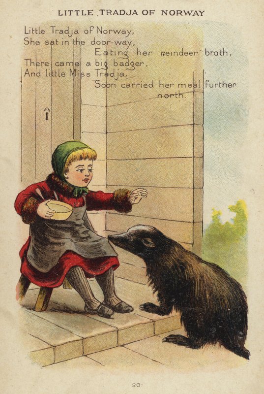 Nursery rhyme: Little Tradja Of Norway (chromolitho) 作者 康斯坦斯·哈斯伍德