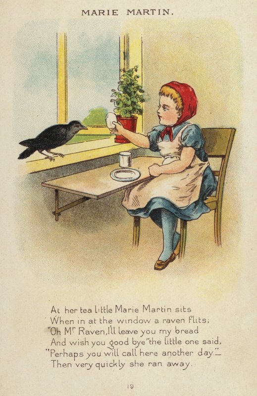 童谣：Marie Martin (chromolitho) 作者 康斯坦斯·哈斯伍德