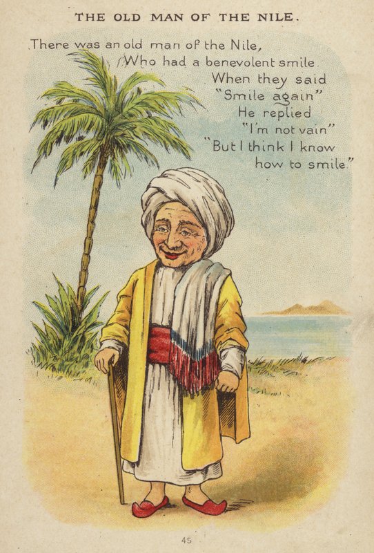 Nursery rhyme: The Old Man Of The Nile (chromolitho) 作者 康斯坦斯·哈斯伍德
