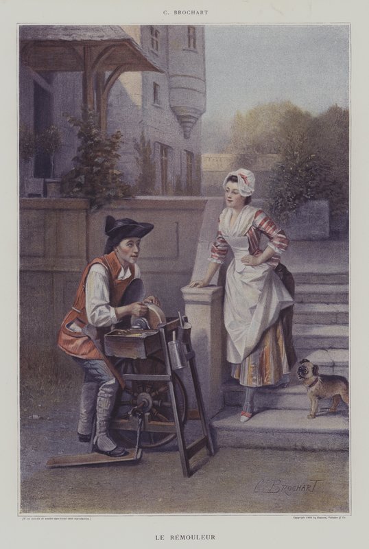 Le Remouleur（The Knife Grinder） 作者 常数约瑟夫·布罗查特