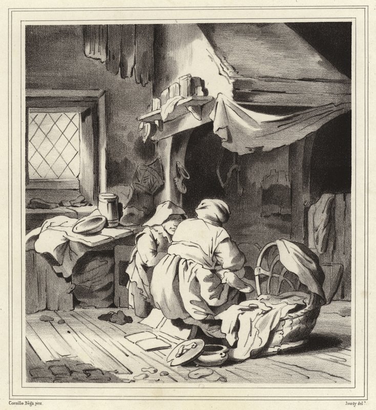 国内场景 作者 Cornelis Pietersz Bega