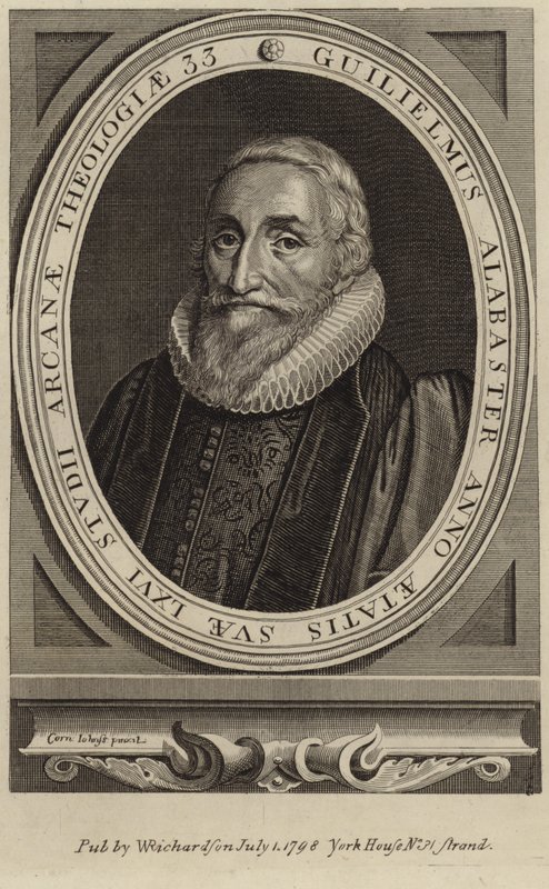 威廉·阿拉巴斯特的肖像 作者 科尼利厄斯·詹森·范·科伦（Cornelius Janssen van Ceulen）