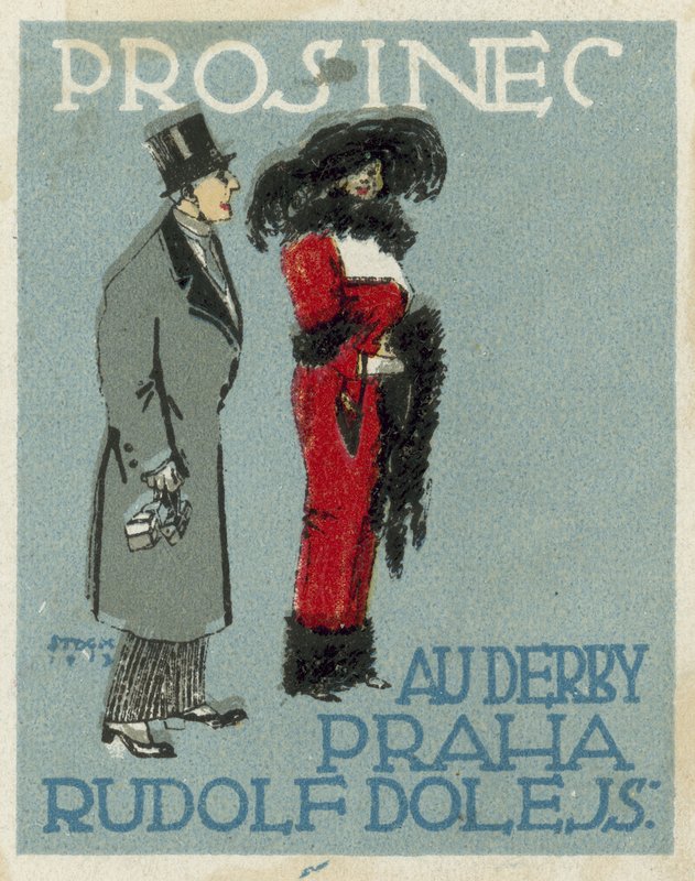 十二月。 Au Derby Rudolf Dole时装秀，布拉格 作者 捷克学派