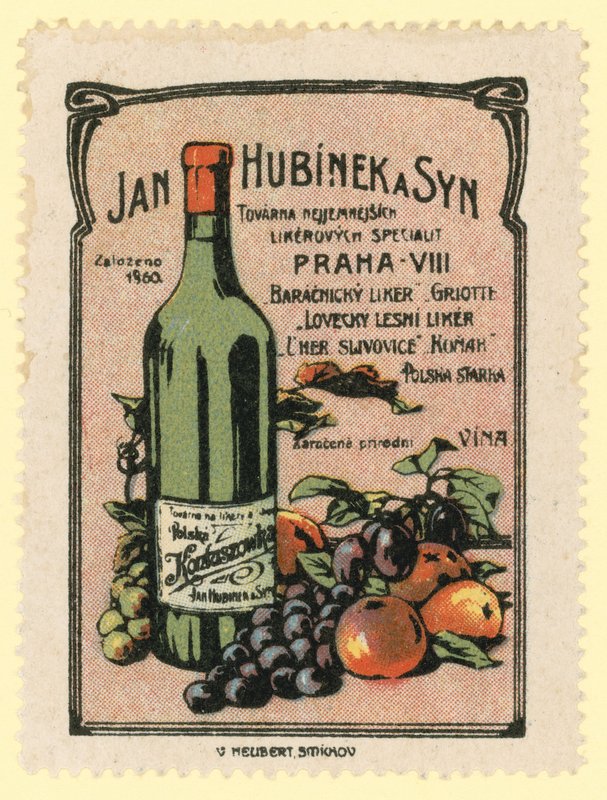 Jan Hubinek和Son葡萄酒和烈酒 作者 捷克学派