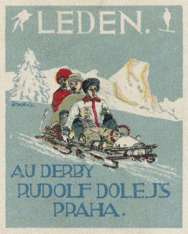 一月。 Au Derby Rudolf Dole时装秀，布拉格 作者 捷克学派