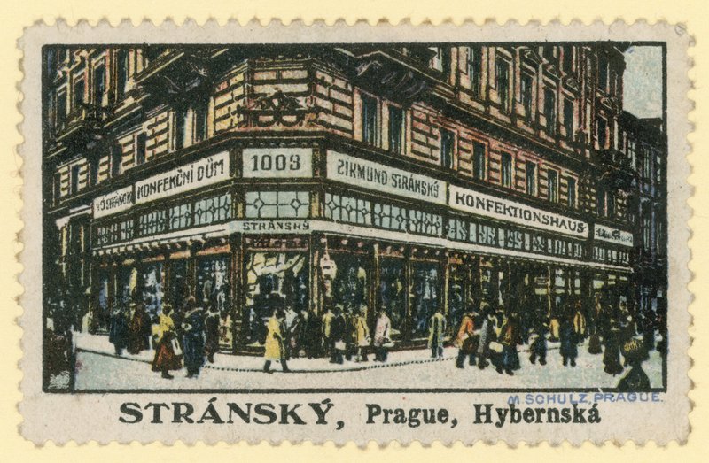 Stransky糖果店，Hybernska街，布拉格 作者 捷克学派